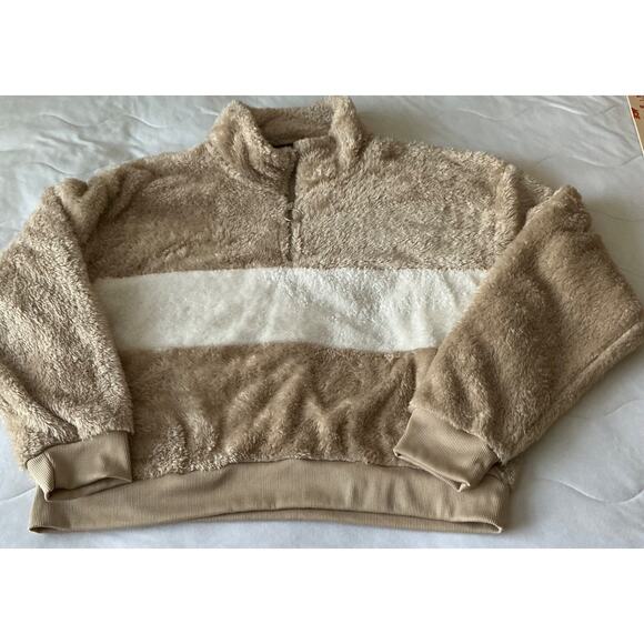ROMA CONCEPT by rosce Faux Fur Woman Jacket Half Zip XL - Picture 1 of 9